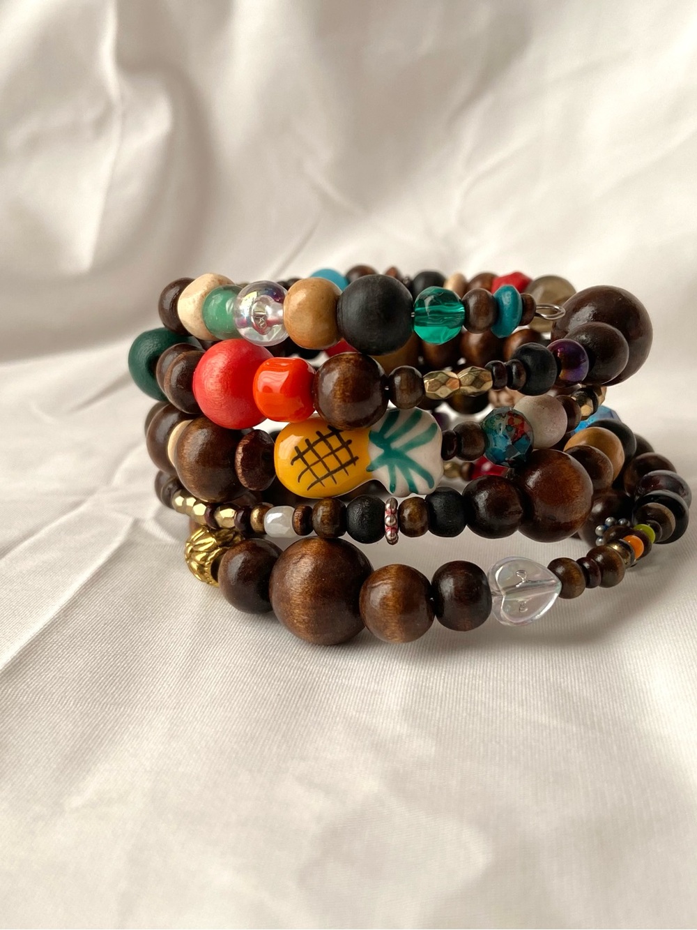 Chunky Wrap Bangle Bracelet